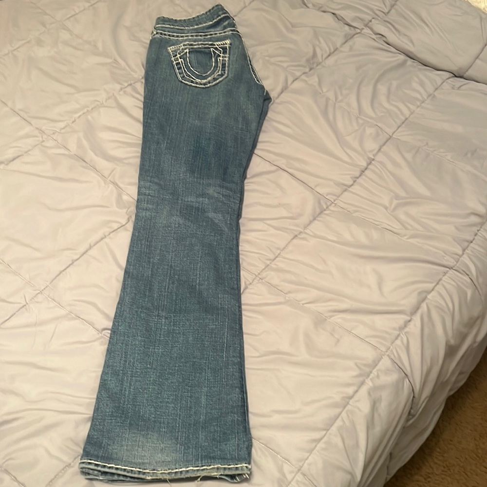 True Religion bootcut, light wash